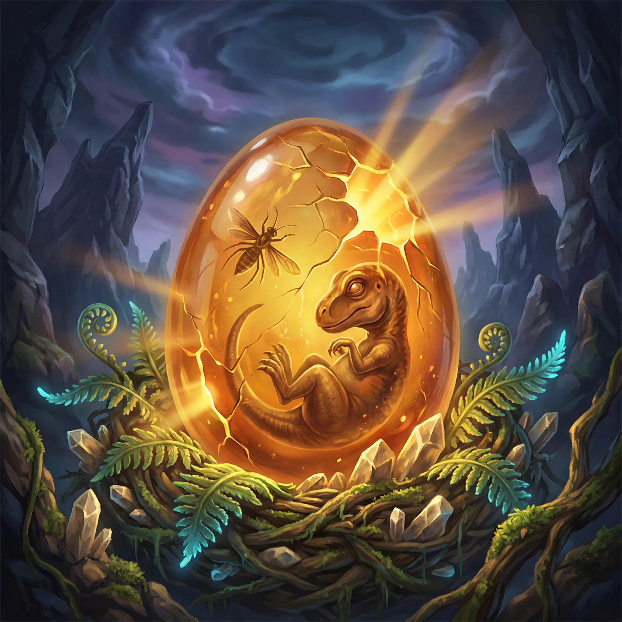 琥珀恐龙蛋，藏着远古智慧的 开元棋牌官网 史前孵化之选