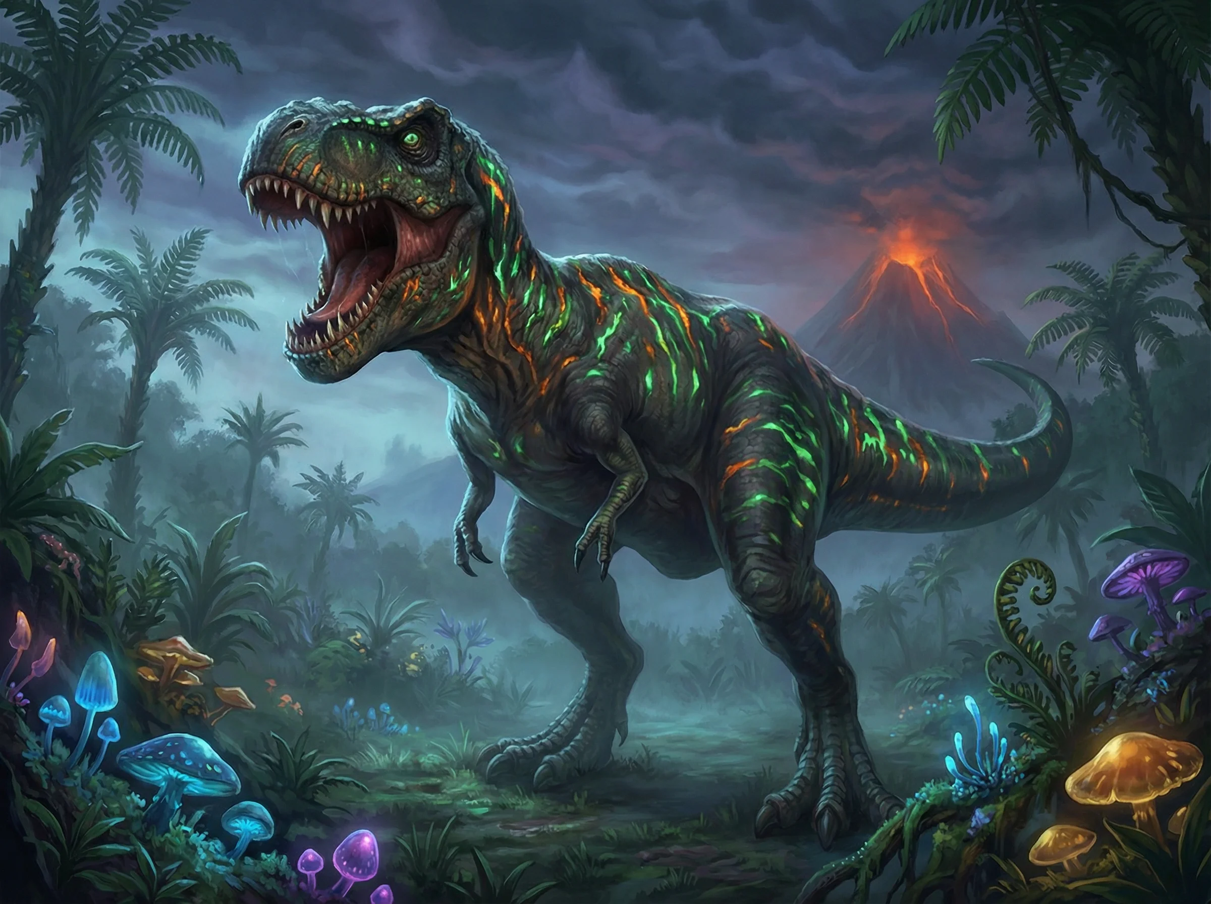 霸王龙图鉴，代表力量型 开元棋牌官网 棋牌策略的远古巨兽